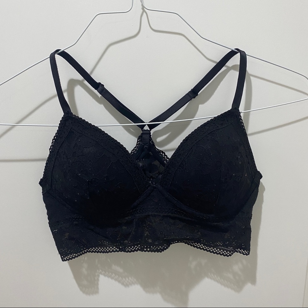 ♥️3 for $15!♥️ Black Lace Bustier/Bralette